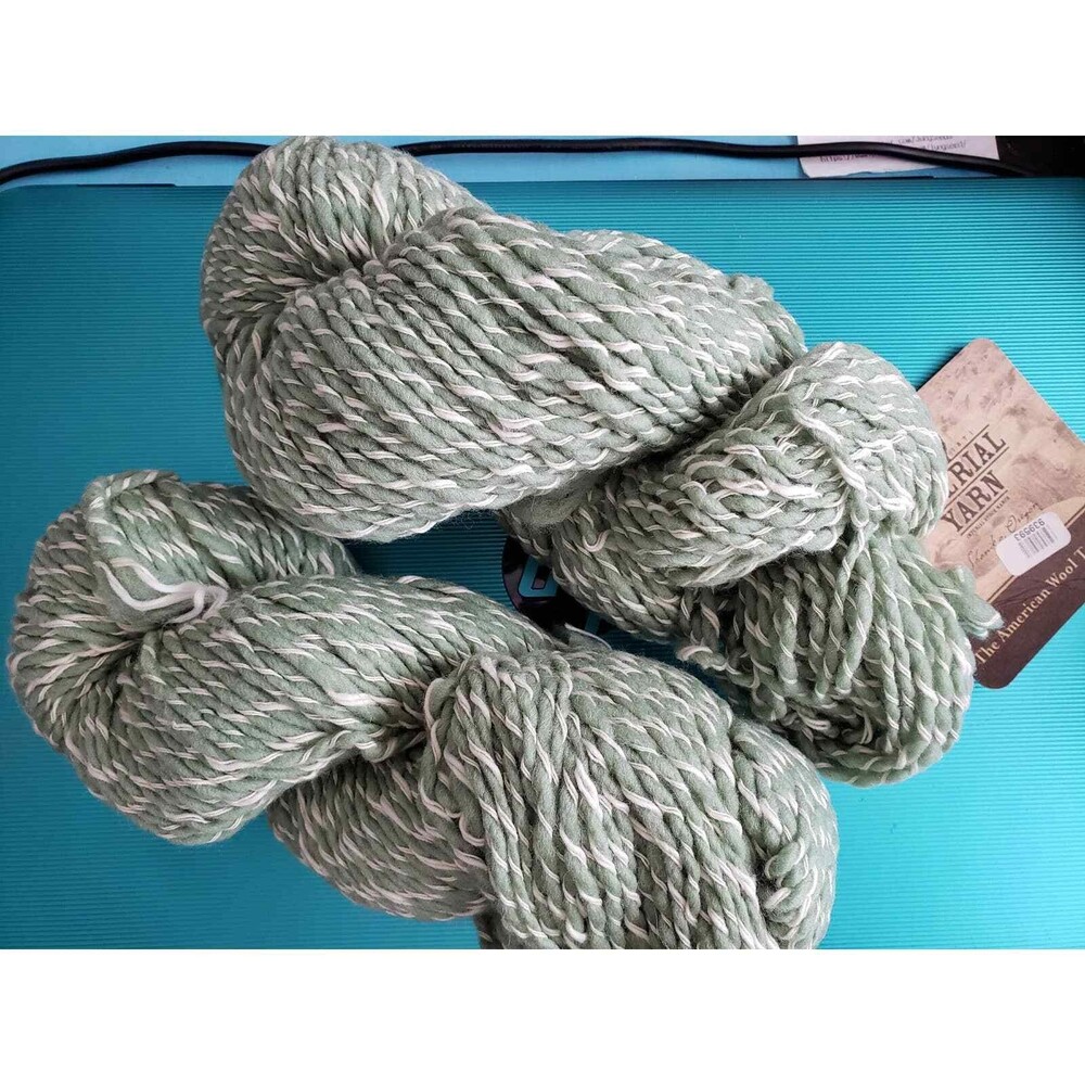 Imperial Yarns Anna in 331 Honeydew (green) - 2 ply wool/cotton - NEW